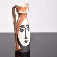 Pablo Picasso Visage Pitcher, Madoura (A.R. 288) - Sold for $10,240 on 12-03-2022 (Lot 779).jpg